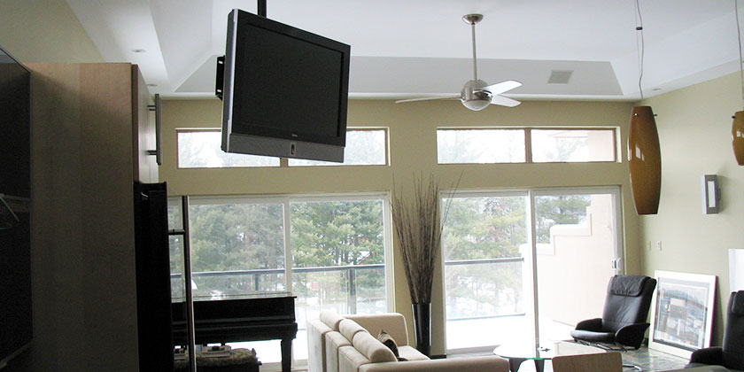 Ceiling TV mount